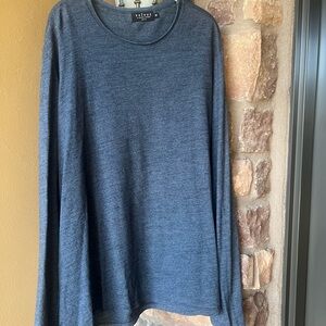 Men’s Velvet by Graham & Spencer Heathered Blue Top 2x